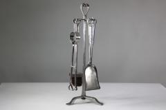Thornton and Downer A set of four Cotswold School hand made steel fire tools  - 4189925