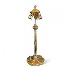 Thorvald Bindesb ll Art Nouveau Desk Lamp in Brass Attributed to Thorvald Bindesb ll - 3485823