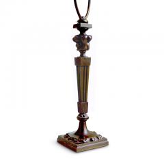 Thorvald Bindesb ll Art Nouveau Torch Lamp in Bronze by Thorvald Bindesboll - 3398495