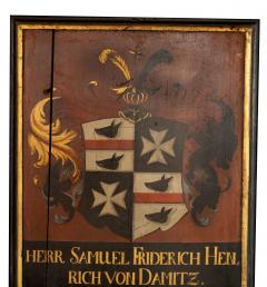 Three Commemorative German Armorial Paintings On Board - 4611783