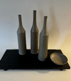 Three Contemporary Stoneware Bottles by Jono Smart - 3419065