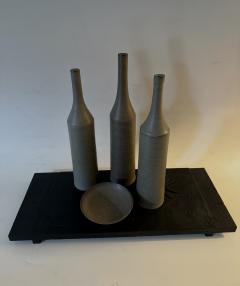 Three Contemporary Stoneware Bottles by Jono Smart - 3419068