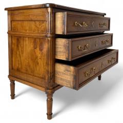 Three Drawer French Walnut Commode - 4421537