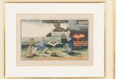 Three Framed Chinese Export Watercolors - 4139782