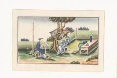 Three Framed Chinese Export Watercolors - 4139792