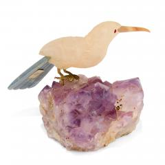 Three Gemstone and Hardstone Models of Exotic Birds - 4773658