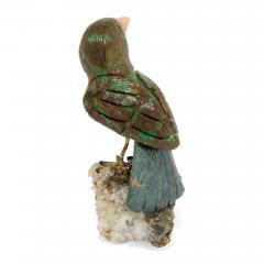 Three Gemstone and Hardstone Models of Exotic Birds - 4773659