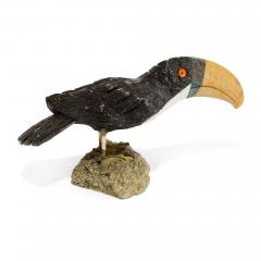 Three Gemstone and Hardstone Models of Exotic Birds - 4773664