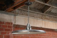 Three Italian Industrial 1960s Metal Pendant Lights - 514536