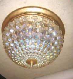 Three Italian Mold Blown Opaque Glass Fixtures - 1799596