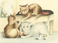 Three Kittens Playing - 4352144