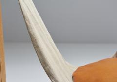 Three Legged Oak Sling Chair ca 1960 1970s - 2791093