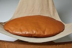 Three Legged Oak Sling Chair ca 1960 1970s - 2791094