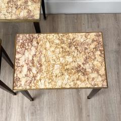 Three Nested Tables in Gilt Bronze and Marble - 2123278