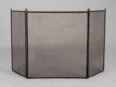 Three Panel Folding Fire Screen - 3438912