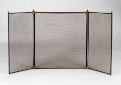 Three Panel Folding Fire Screen - 3438913