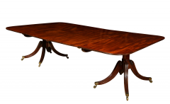 Three Pedestal Cumberland Dining Table - 3936983