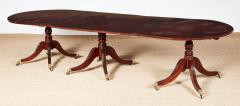 Three Pedestal Georgian Dining Table - 3910131