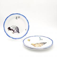 Three Plates from the Rousseau Service France circa 1870 - 2845070