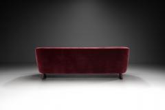 Three Seater Mid Century Sofa with Beech Legs Europe Mid 20th Century - 3830778