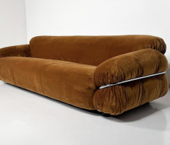 Three Seater Sesann Sofa by Gianfranco Frattini for Cassina Italy 1970s - 4392417