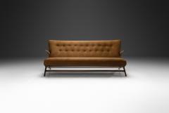 Three Seater Sofa in Brown Mohair Denmark 1950s - 4593278