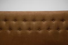 Three Seater Sofa in Brown Mohair Denmark 1950s - 4593281