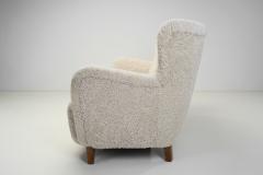 Three Seater Upholstered Sofa Denmark ca 1950s - 4365631