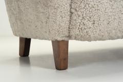 Three Seater Upholstered Sofa Denmark ca 1950s - 4365632