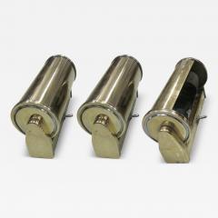 Three Swedish Solid Brass Marine Sconces - 4101617
