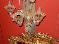 Three Wall Lamps Has Three Arms of Light Crystal of Murano Straws of Gold - 2413772
