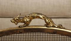 Three panel Firescreen with Dragon Motif - 3382171