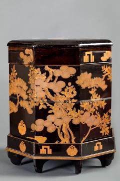 Three piece Lacquer and Wood Game Box Hokai  - 4033541