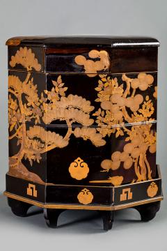 Three piece Lacquer and Wood Game Box Hokai  - 4033542