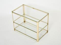 Three tier Bronze side table by J T Lepelletier for Broncz 1960s - 2998348