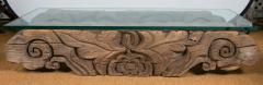 Tibetan Hand Carved Architectural Element Table - 241002