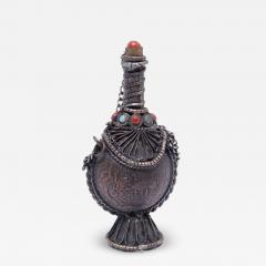 Tibetan Silver Snuff Bottle - 4173790