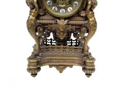 Tiffany Bronze Enameled Face Mantel Clock - 2824208
