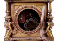 Tiffany Bronze Enameled Face Mantel Clock - 2824214