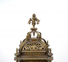 Tiffany Bronze Enameled Face Mantel Clock - 2824216