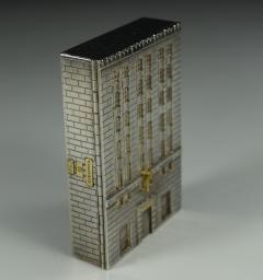 Tiffany Building Pill Box Architectural Model Sterling Silver - 4720365