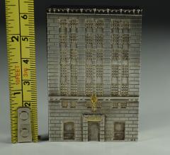 Tiffany Building Pill Box Architectural Model Sterling Silver - 4720366