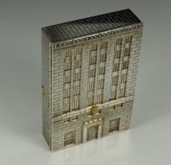 Tiffany Building Pill Box Architectural Model Sterling Silver - 4720376