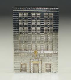 Tiffany Building Pill Box Architectural Model Sterling Silver - 4751073