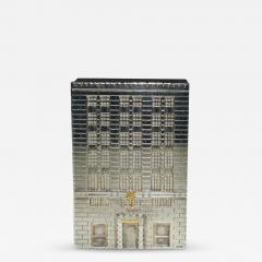 Tiffany Building Pill Box Architectural Model Sterling Silver - 4751077