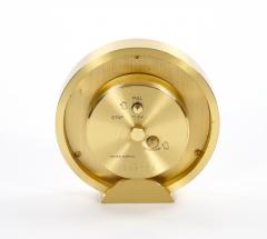 Tiffany Co Gilt Bronze and Marble Desk Clock circa 1960 - 4822543
