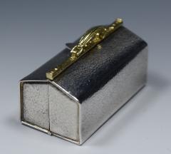 Tiffany & Co. - Tiffany & Co. Pill Box Doctor's Bag Karel Bartosik Sterling  Silver 18 K Gold