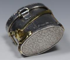 Tiffany Pillbox Binocular Case Karel Bartosik Sterling Silver 18 K Gold - 732979