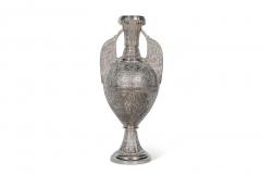 Tiffany Studios A Magnificent Pair of Silvered Bronze Alhambra Vases by Tiffany Studios - 4477065