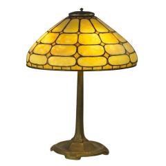 Tiffany Studios Antique Tiffany Studio Colonial Lamp with Base - 4295220